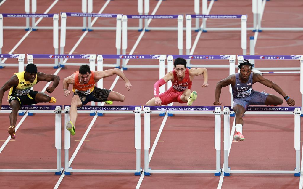 东京田径世锦赛 中国队110米栏三将止步半决赛