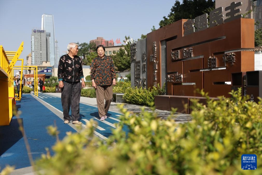 兰州:“口袋公园”扮靓城市微空间 兰州:“口袋公园”扮靓城市微空间