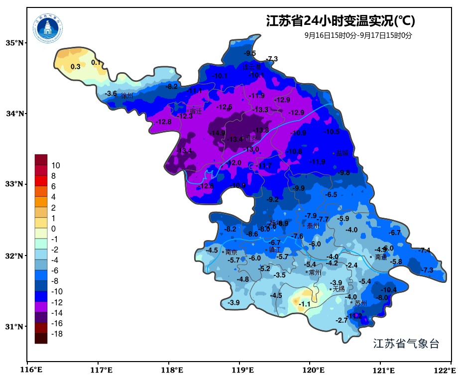 降温！降雨！江苏最低气温“1”字开头！