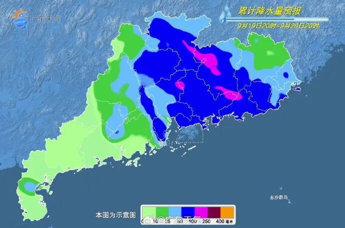 台风“米娜”正在逼近，广东68个市县台风预警信号生效中