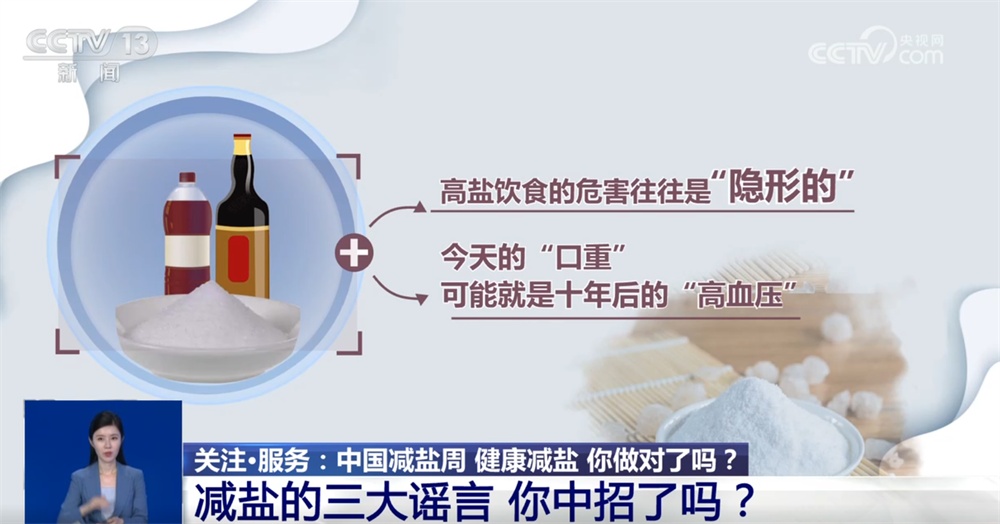 高盐饮食危害大 你的“盐值”超标了没？一起来合理用盐、科学控盐、正确减盐→