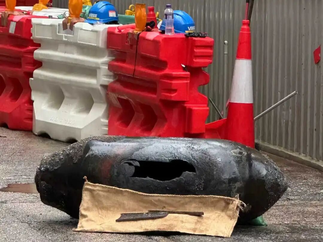 香港警方成功闹市拆弹，炸弹照片公布