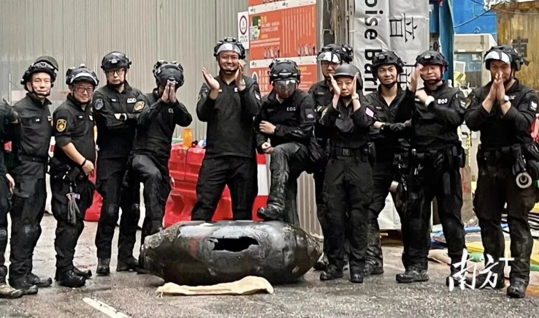 香港警方：炸弹成功拆除 正安排居民返家
