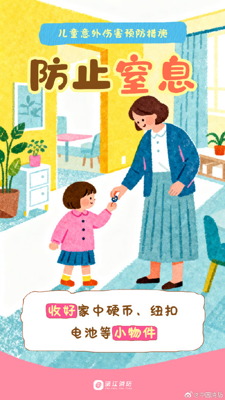儿童9类意外伤害这样防