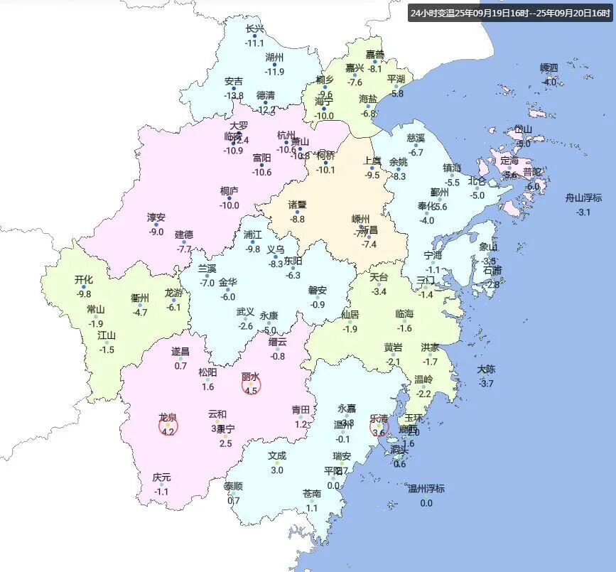 22℃，断崖式降温！浙江人珍惜这两天的凉爽，气温即将回升！