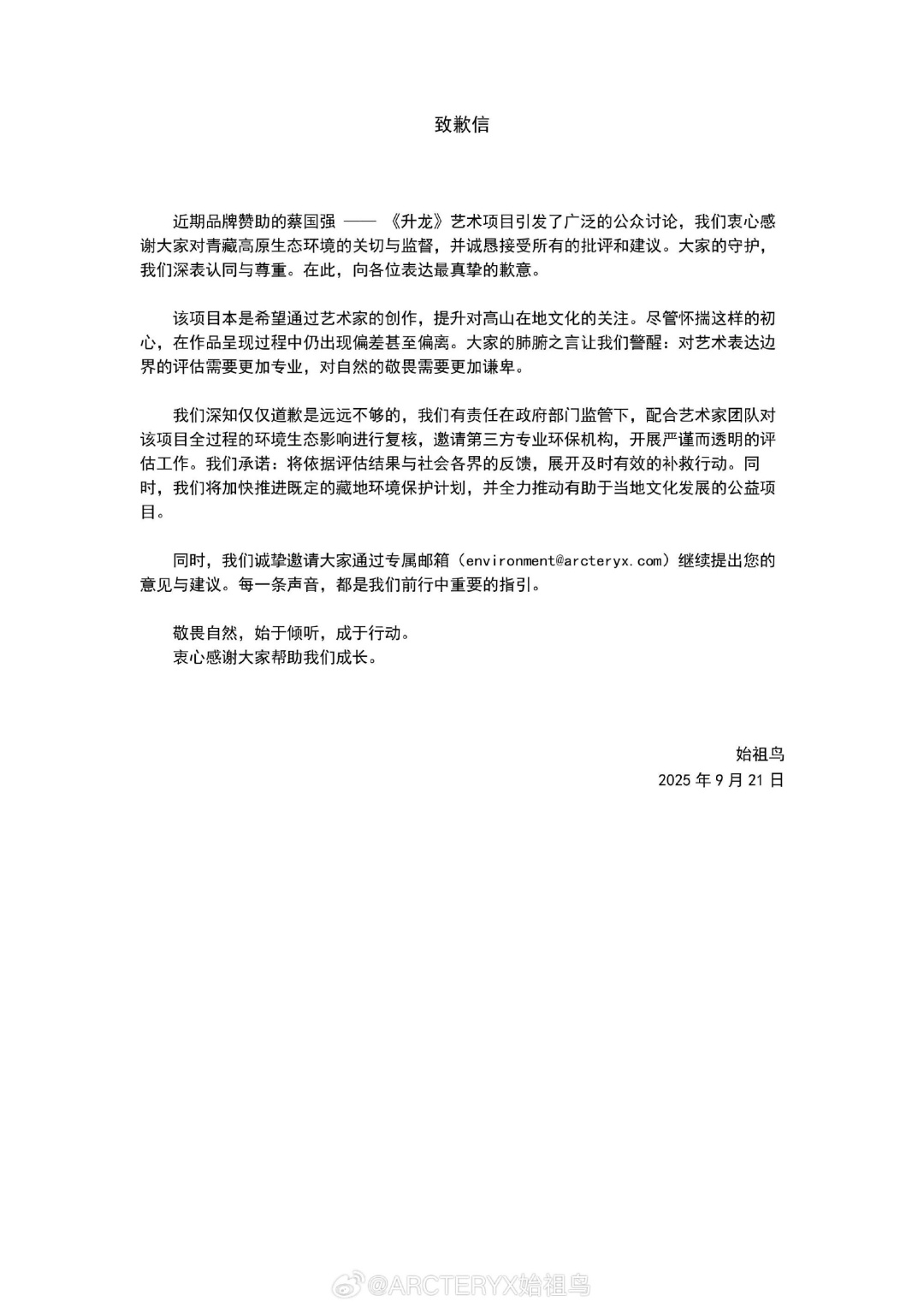 蔡国强烟花秀被官方通报！最新回应→