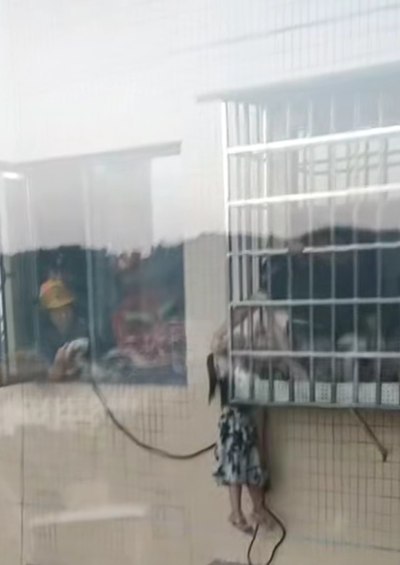 “宝贝别怕！”娄底4岁女童20楼坠至13楼雨棚，众业主接力苦撑4分钟等来救援