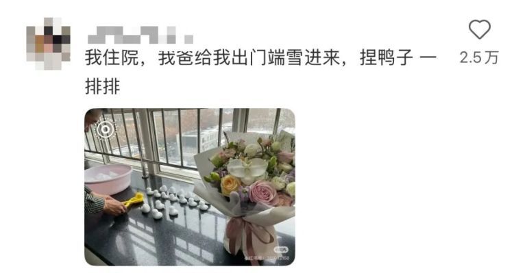 “我爸给我寄了两支他在路边看到的花……”引发网友热议