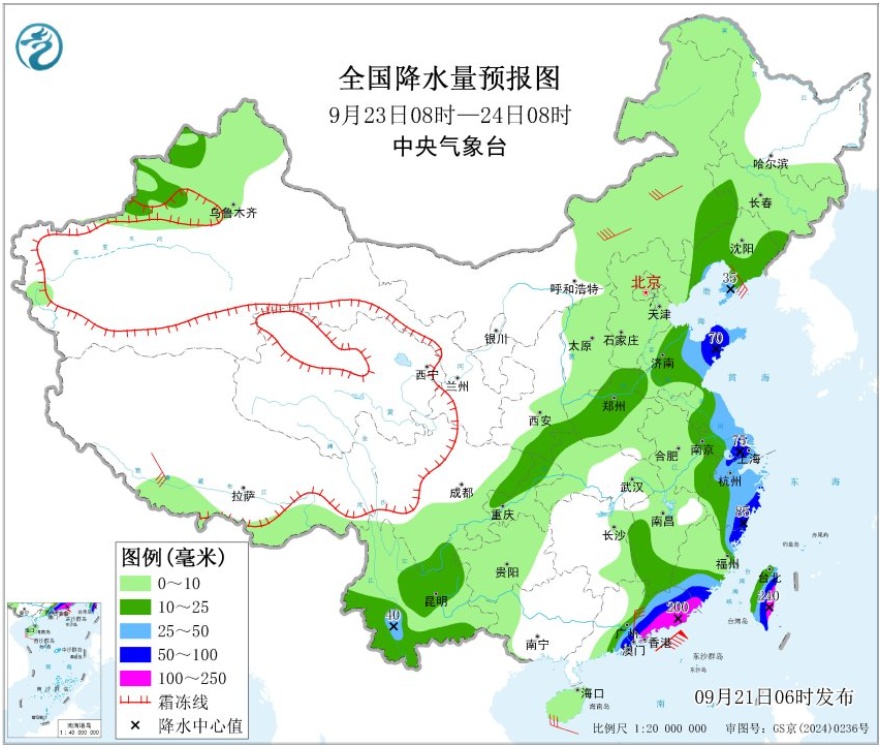 大雨！中雨！吉林省大范围秋雨即将抵达！