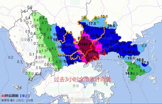 预警升级，分区暴雨红色预警信号生效中！