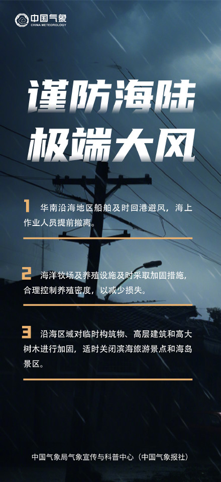 防范台风“桦加沙”，这些关键信息需关注