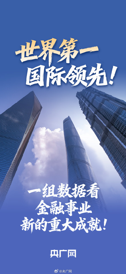 一组数据看金融事业新的重大成就