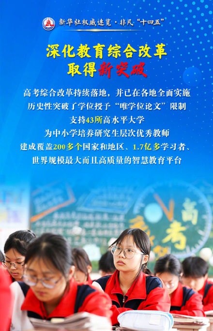 从五个新看教育强国成绩单！
