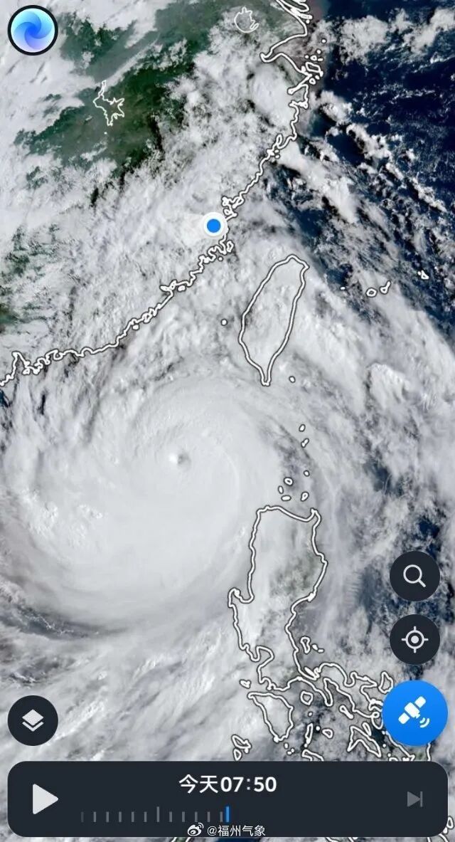 台风“桦加沙”成西北太平洋“风王”！福建沿海暴雨、大暴雨！鼓岭现11级大风