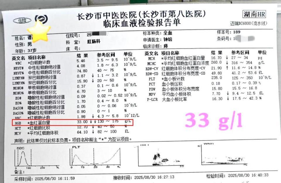 近一月收治十多例！男子便血3个月不就医，工作时因重度贫血晕倒……