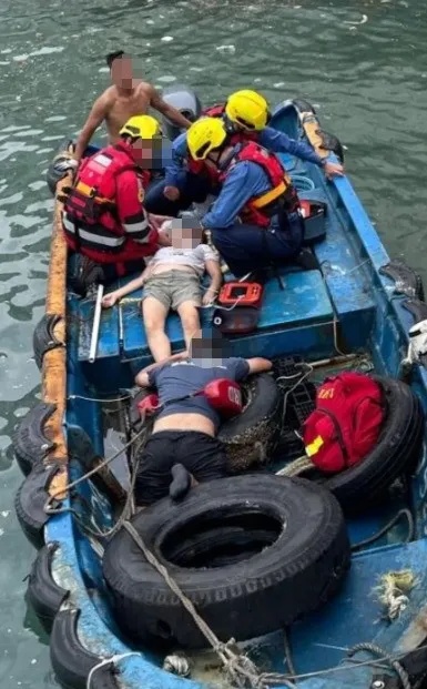 香港一家三口观浪坠海，救援细节披露