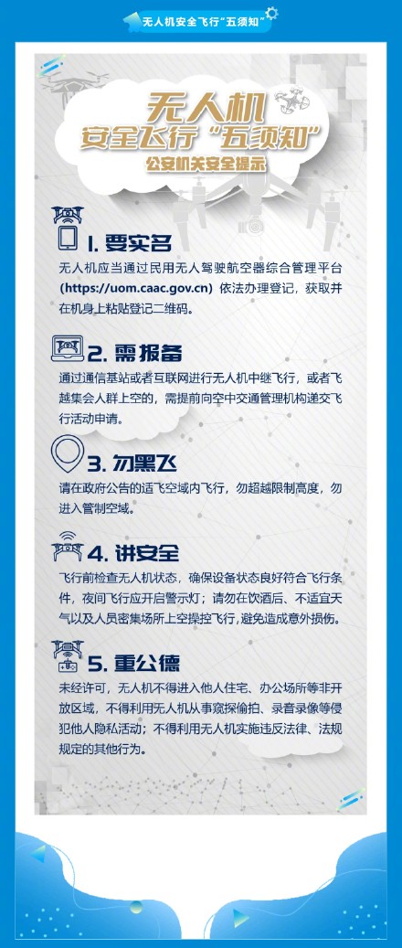带你了解！无人机安全合法飞行指南~