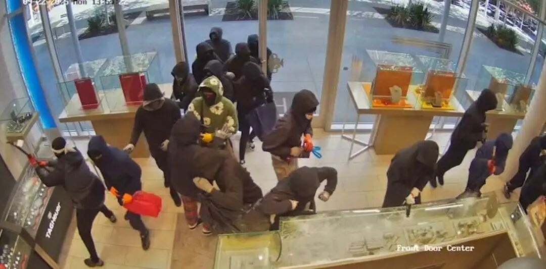 25人组团洗劫美国珠宝店!无人机锁定逃跑路线,已抓获7人 25人组团洗劫美国珠宝店!无人机锁定逃跑路线,已抓获7人