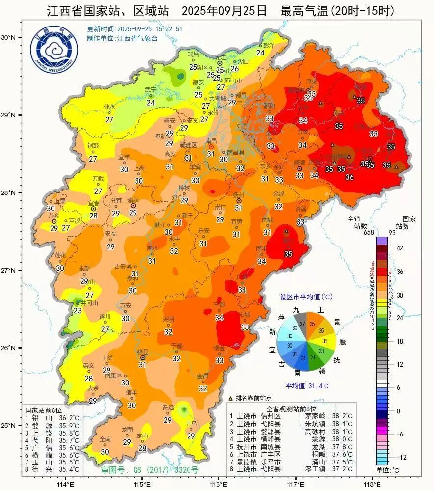气温回升！阵雨、雷阵雨来袭！江西天气又要反转