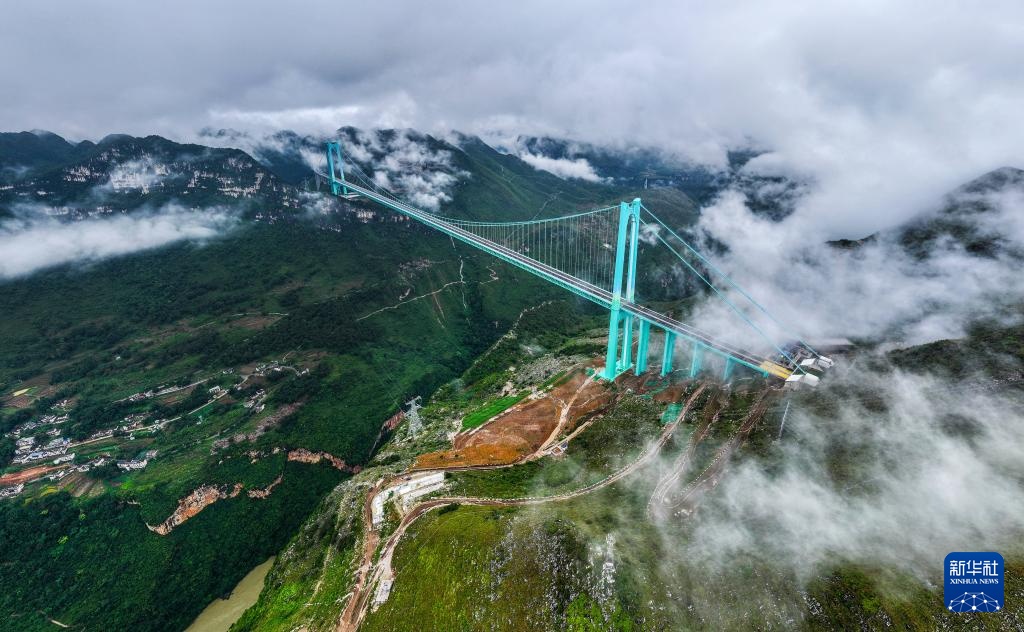 新的世界第一高桥进入建成通车倒计时 新的世界第一高桥进入建成通车倒计时