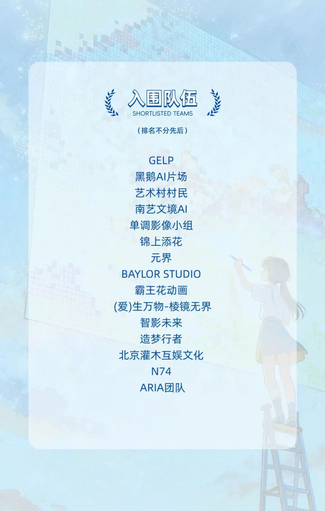 为梦想而战：北京动画周48小时AIGC原创动画挑战赛入围名单揭晓