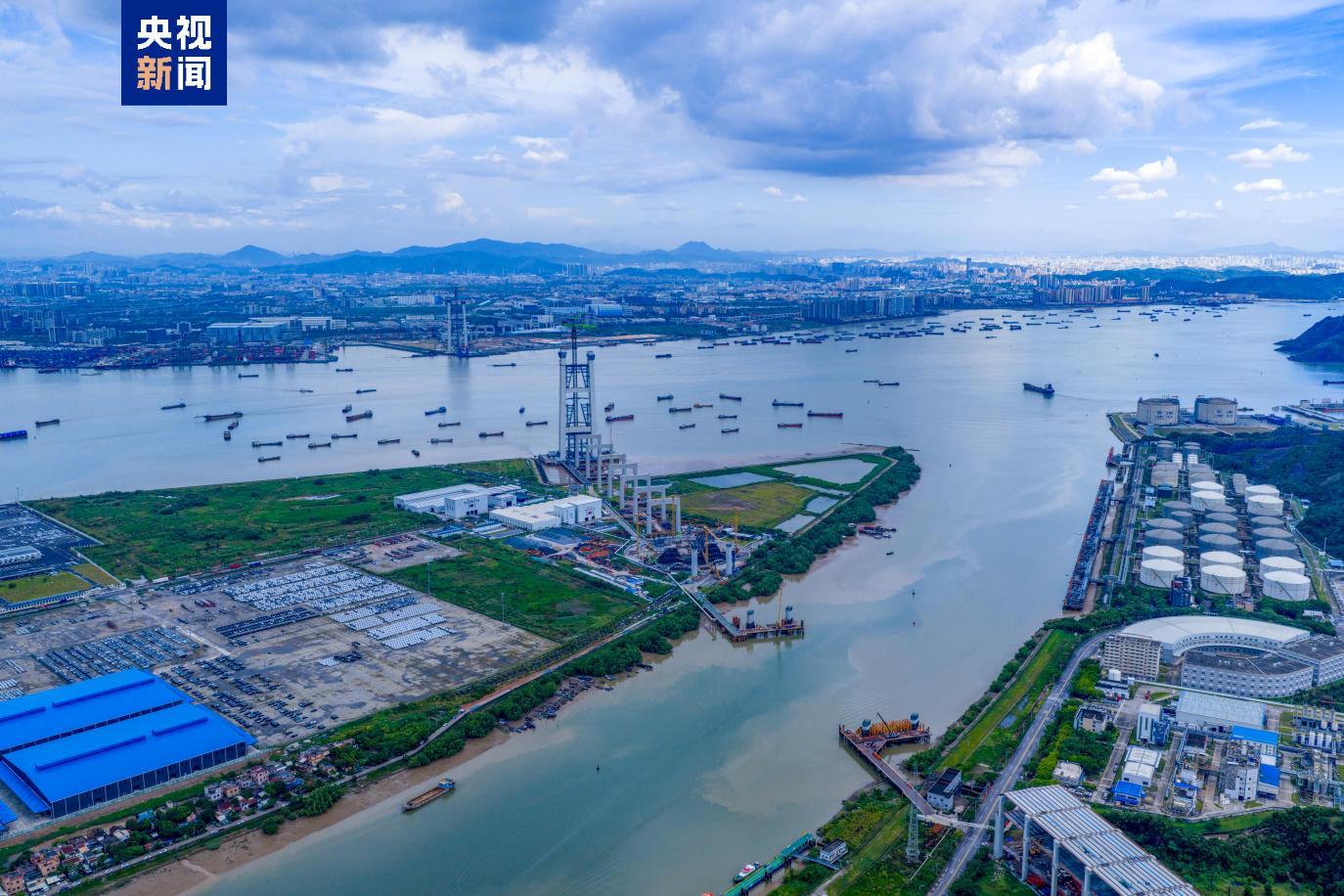 狮子洋通道建设进度更新 狮子洋大桥高度突破200米 狮子洋通道建设进度更新 狮子洋大桥高度突破200米