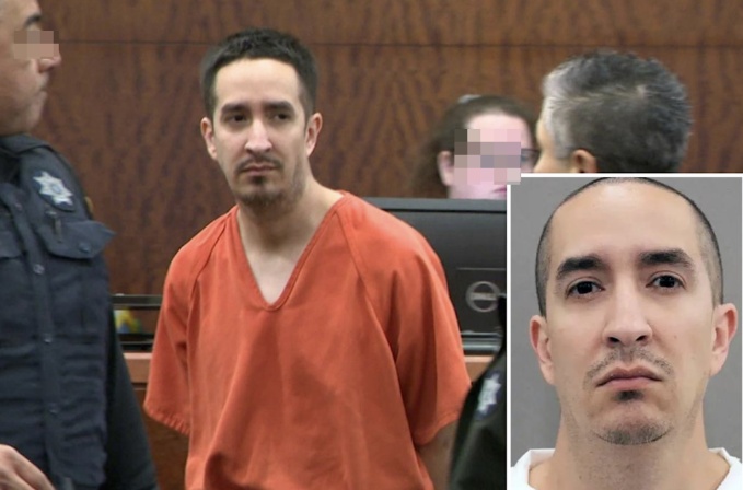 美国杀妻案庭审现场：在宣判35年监禁前，39岁男子在法庭内吸毒身亡