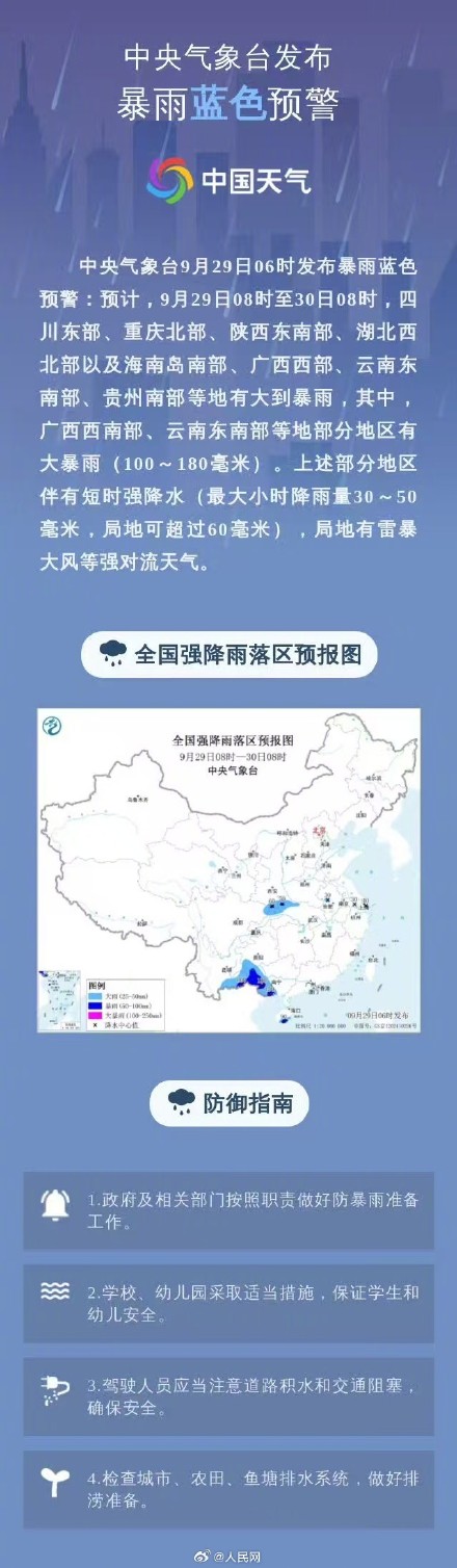 注意防范！暴雨、台风双预警再次齐发