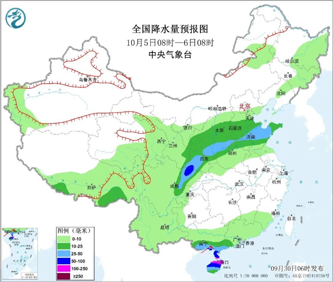大假天气预报出炉！四川雨有点多！