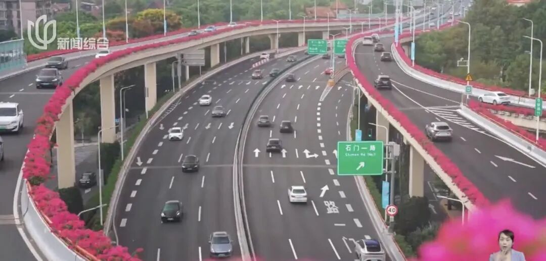 上海人快抬头！高架上这幕被刷爆！有人吐槽太浪费？这笔开销算明白了