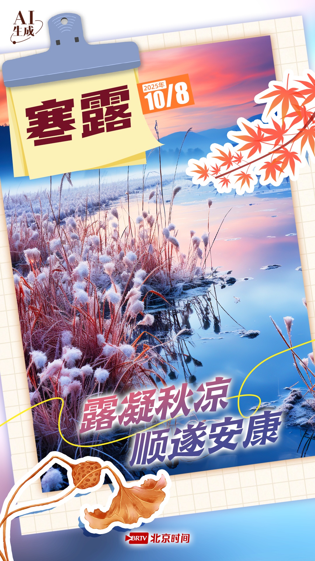 十月你好！金秋盛景载深情 时光馈赠请珍藏
