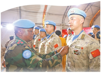 中国蓝盔,获授联合国“和平勋章”! 中国蓝盔,获授联合国“和平勋章”!