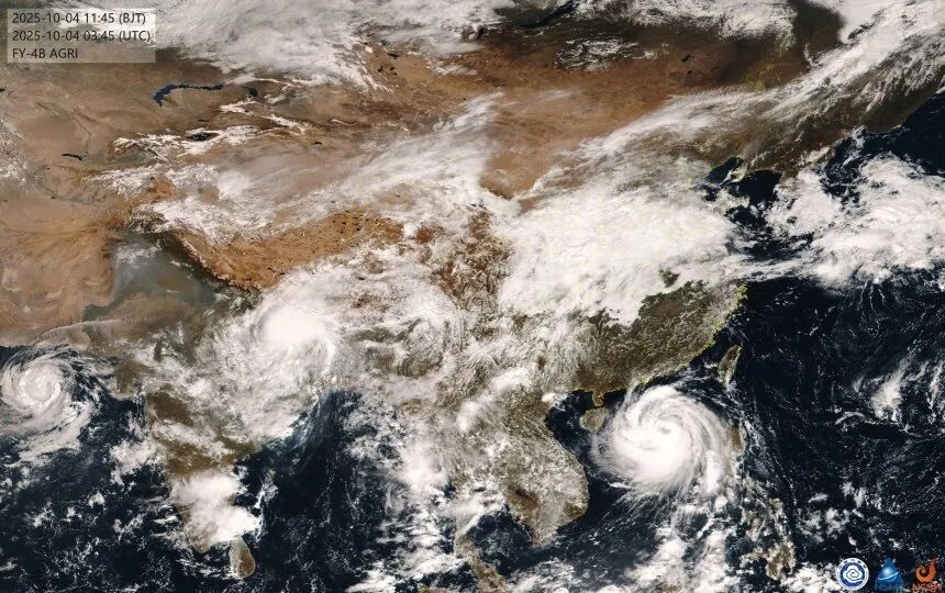 台风“麦德姆”将给华南等多地带来较强风雨 川陕晋豫等地多降水