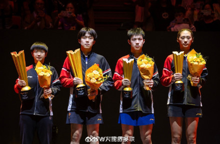 祝贺！莎头组合混双夺冠图集