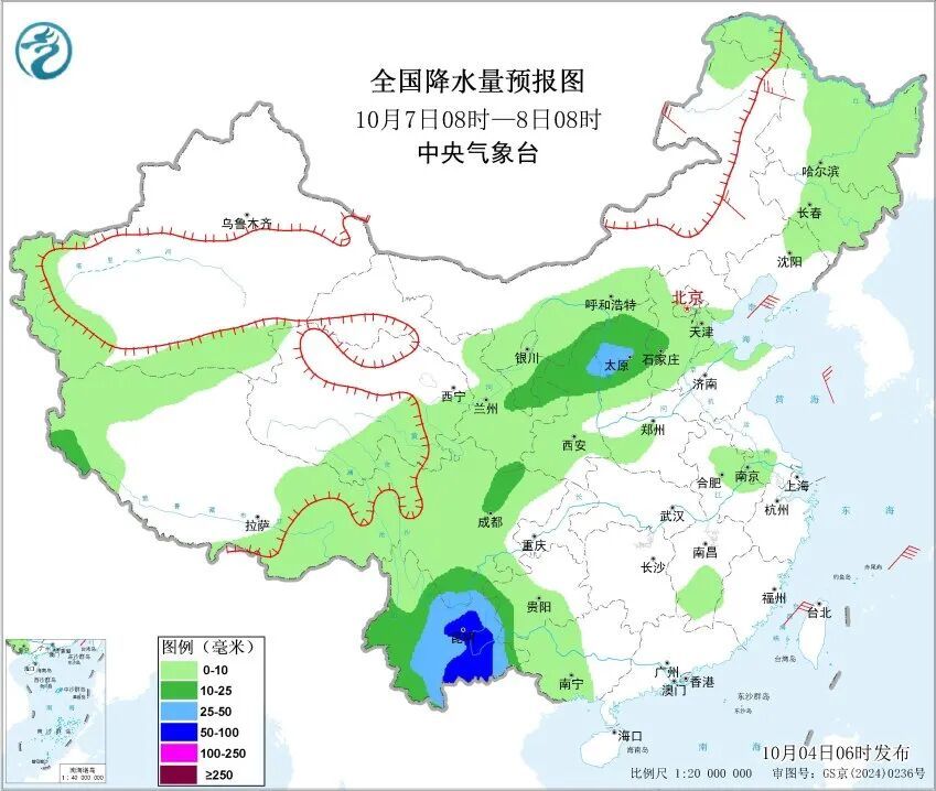 未来10天北方部分地区及四川盆地降雨偏多，谨防次生灾害