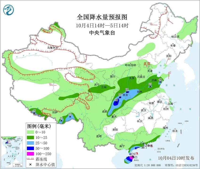 未来10天北方部分地区及四川盆地降雨偏多，谨防次生灾害