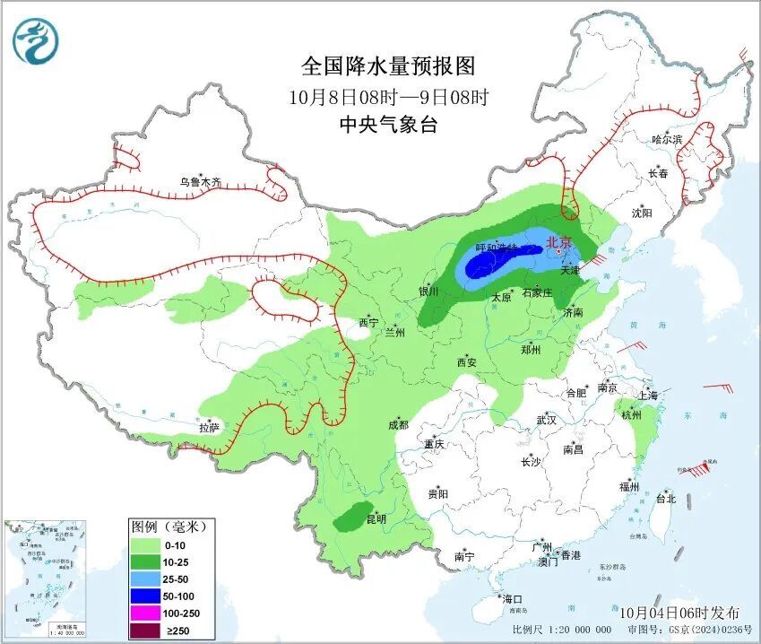 未来10天北方部分地区及四川盆地降雨偏多，谨防次生灾害