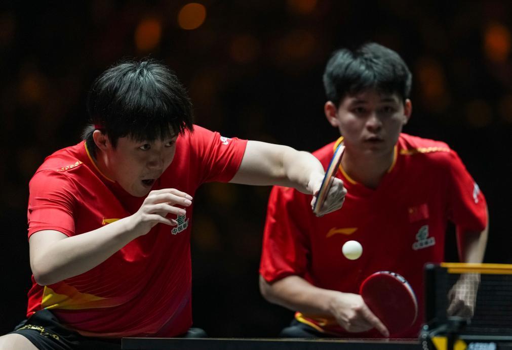 WTT中国大满贯赛：国乒获男、女双冠军 孙颖莎、王曼昱会师女单决赛