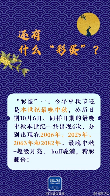 2025中秋月亮有啥特殊看点？还有什么“彩蛋”？