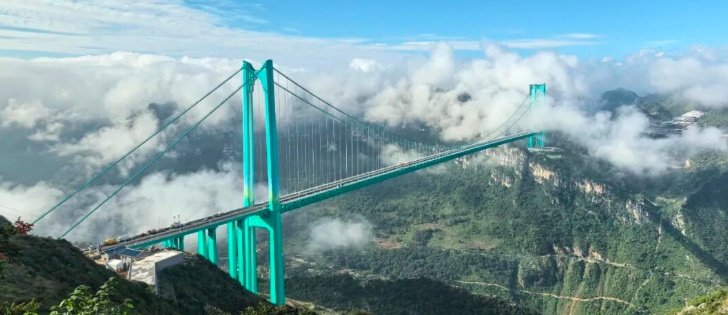 受台风“麦德姆”影响 贵州花江峡谷大桥旅游区暂时闭园