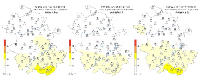 未来一周，安徽局部仍有37℃高温