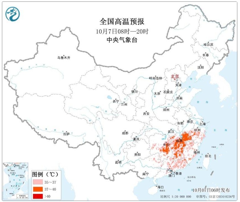 未来一周，安徽局部仍有37℃高温