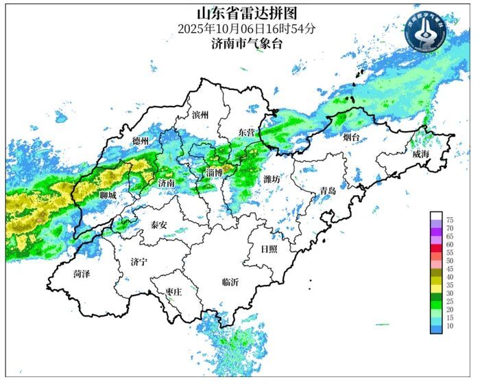 近三天济南194个测站雨量超25毫米，本周济南仍多阴雨天气