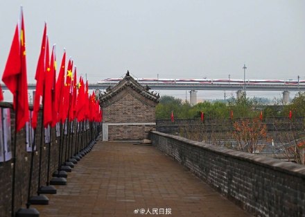 复兴号和卢沟桥同框有多震撼