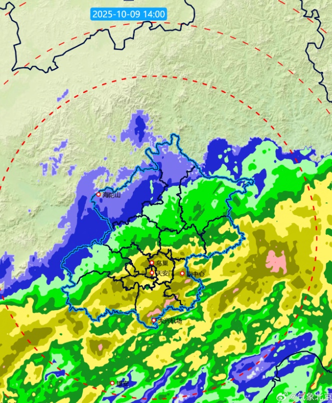 阴雨持续，2区暴雨蓝色预警！北京明日多个市郊铁路车次临时停运