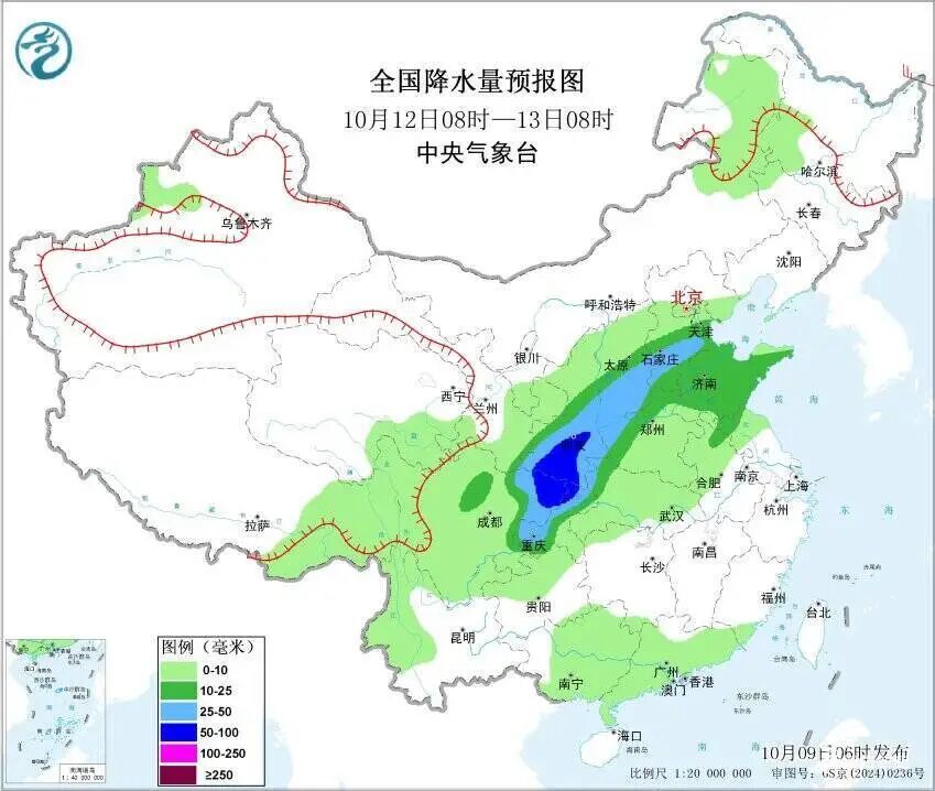 受台风“夏浪”“娜基莉”间接影响，山东9日-13日将持续阴雨，局部大暴雨！