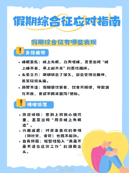 节后复工状态差？假期综合征应对指南来了