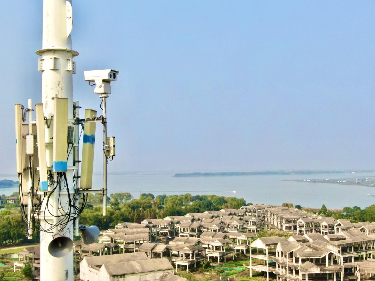 阳澄湖上“塔”为眼 数字渔政护蟹香