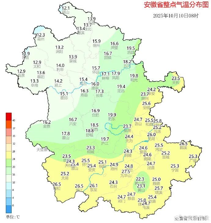 昼夜温差10℃！安徽要热到什么时候？
