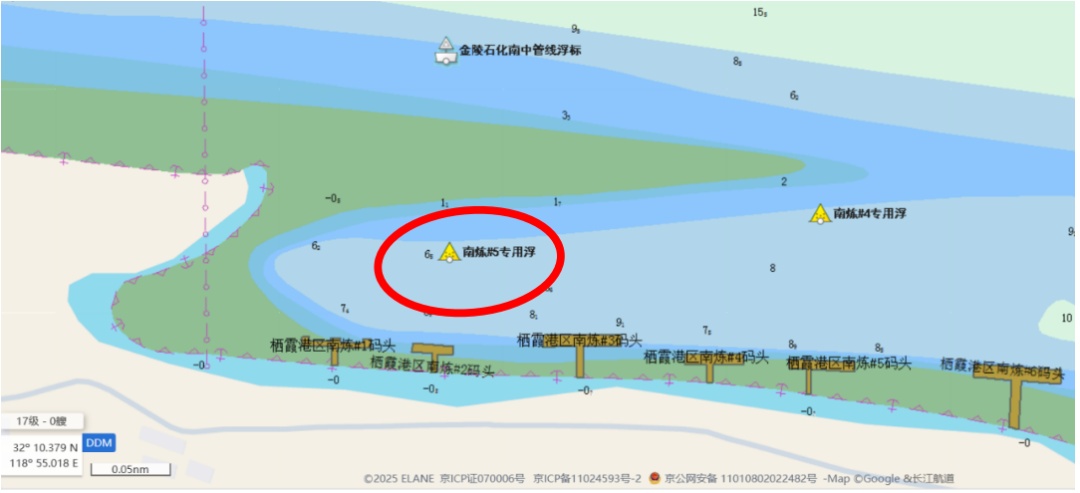 长江南京段水深异常，江苏海事部门发布提醒